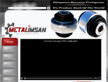 Tablet Screenshot of metalimsan.com